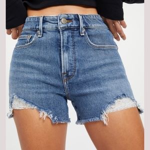 Good American Shorts in Indigo
